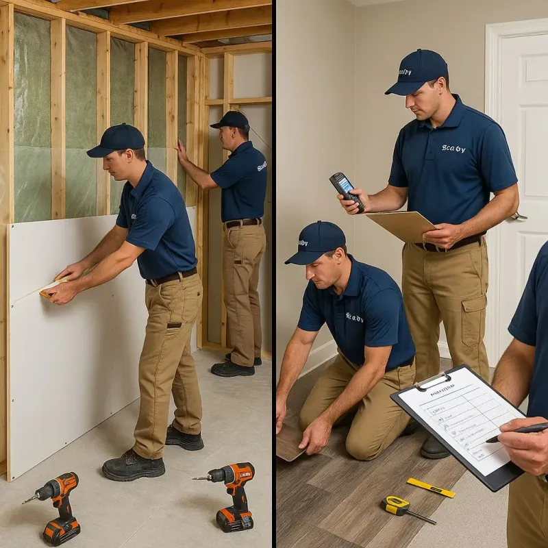Repairs and Reconstruction process in Adams, MA